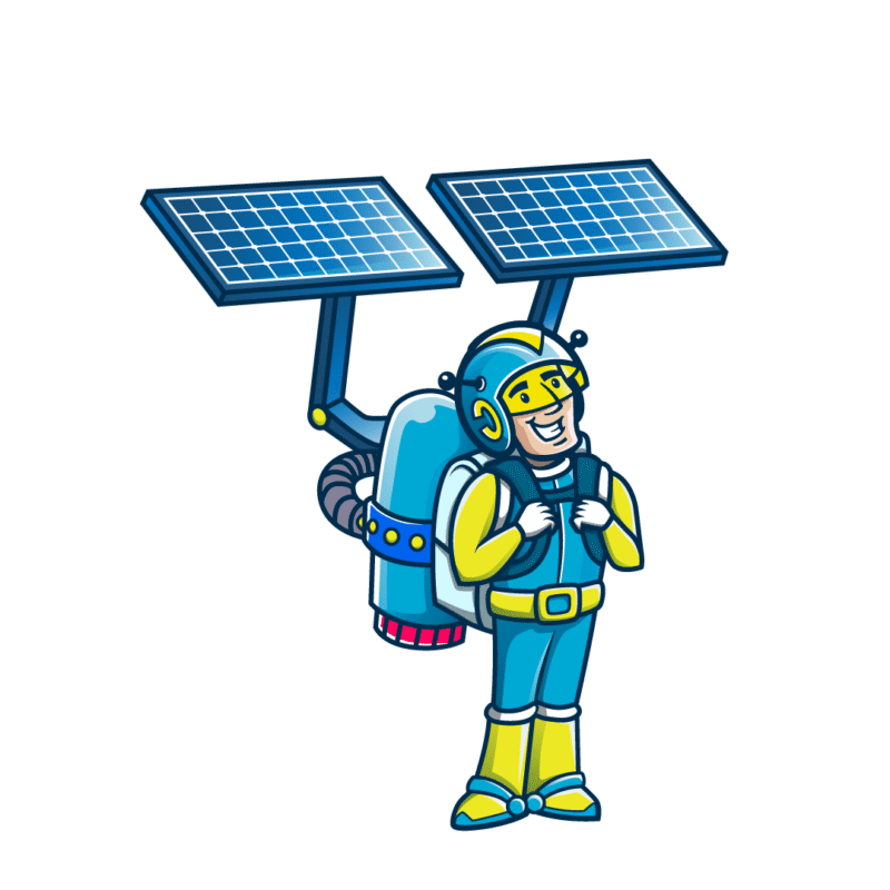 Cosmic Comfort solar character