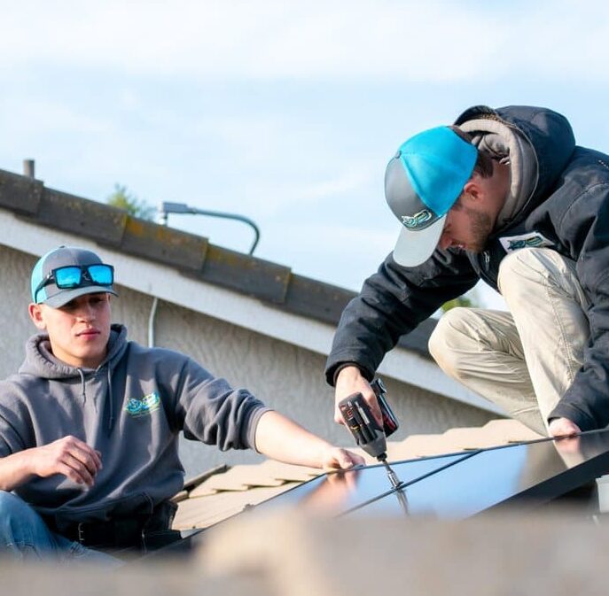 Solar installation in central valley